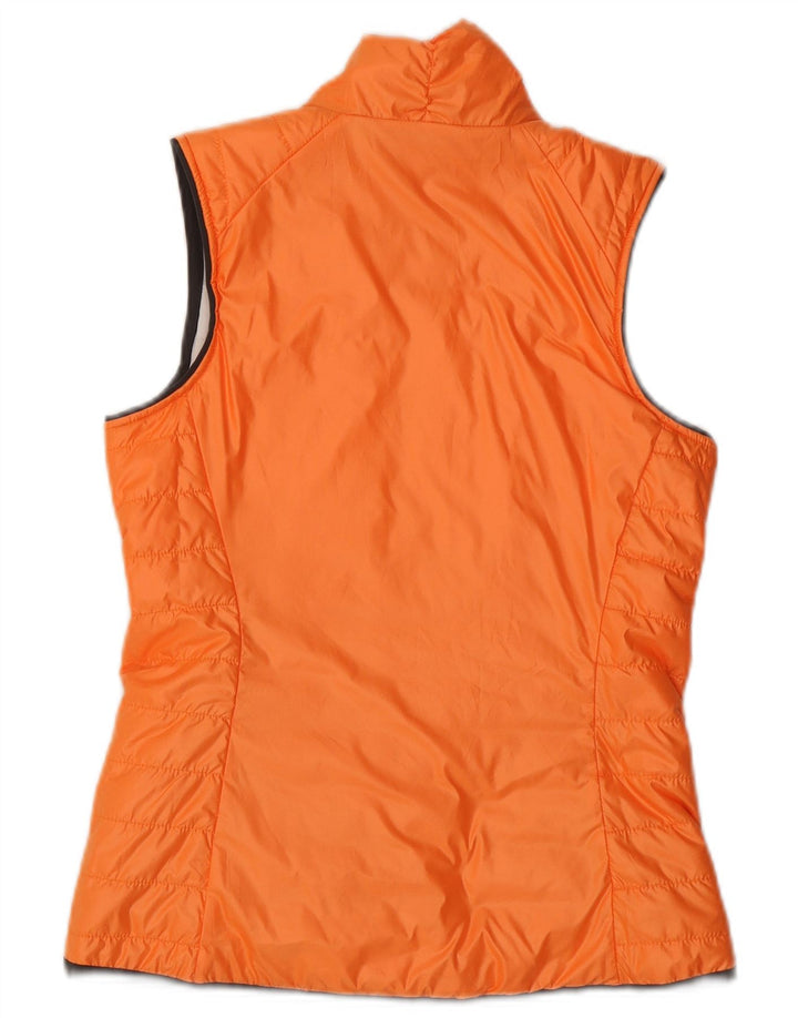 Nike Gilet réversible pour femme UK 10 Petit Orange Polyester