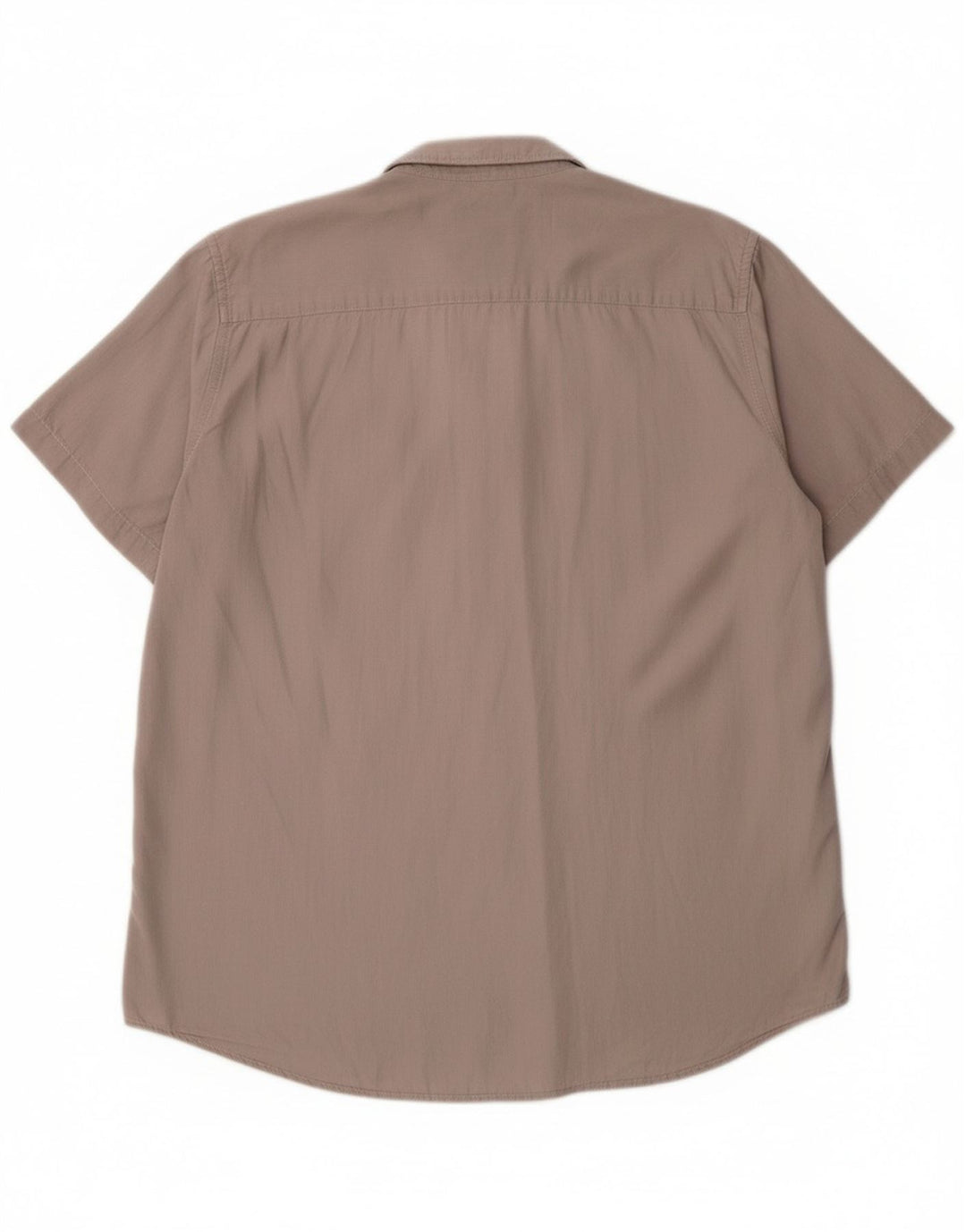 LEE Mens Short Sleeve Shirt 2XL Grey Cotton