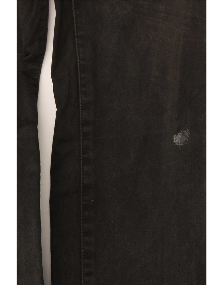 Gas Mens Bootcut Casual Trousers W31 L32 Black