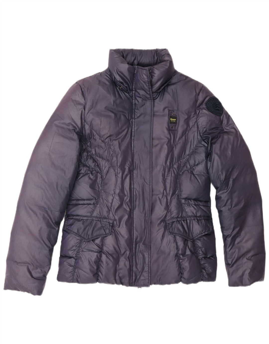 Blauer Womens Padded Jacket UK 14 Medium Purple Polyester