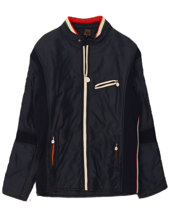 Jachetă Racer pentru bărbați MCROSS UK 38 Medium Bleumarin Colorblock