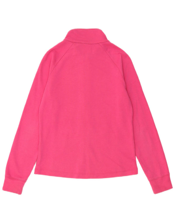 Champion Womens Tracksuit Top Jacket UK 12 Medium Pink