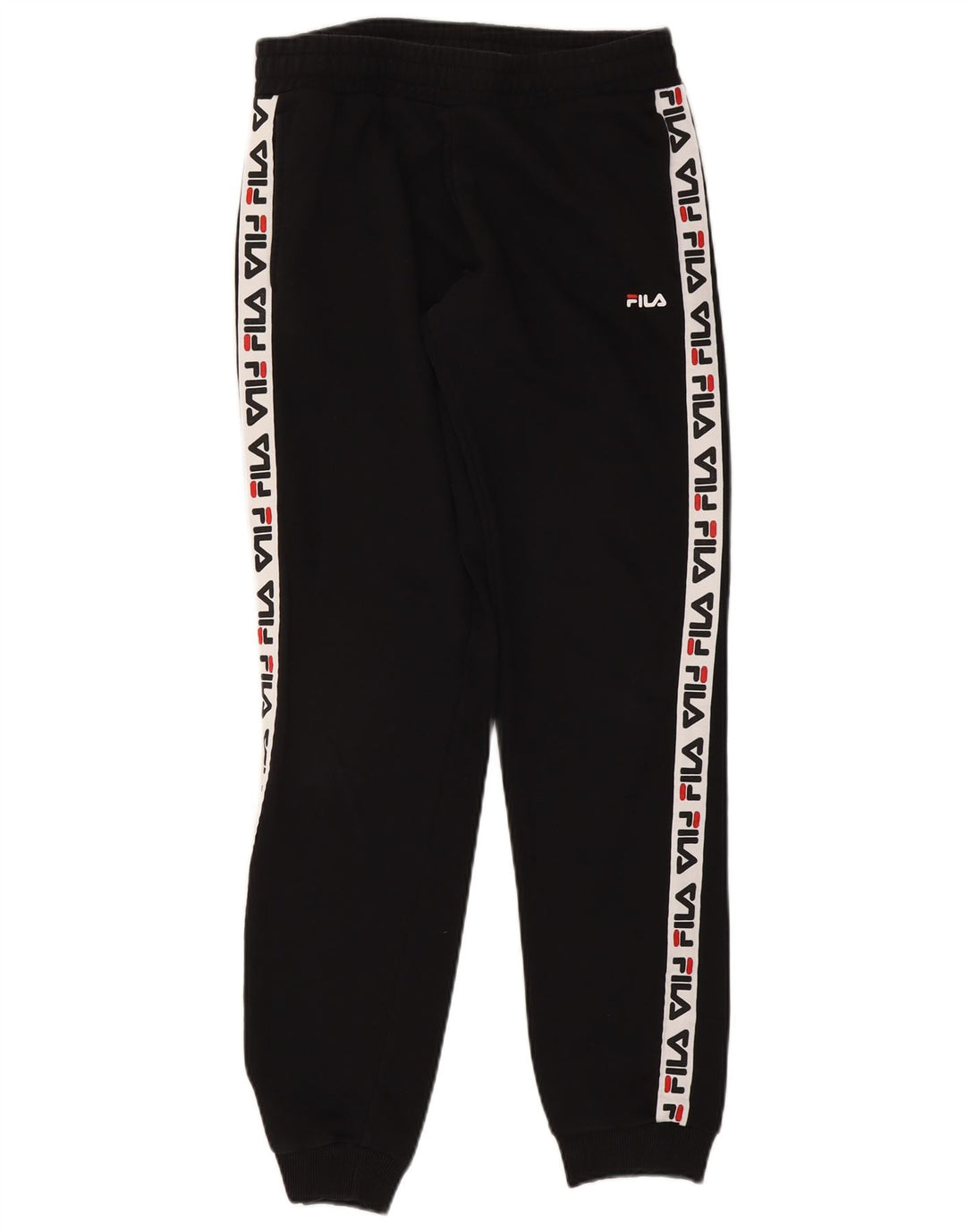 Fila Mens Graphic Tracksuit Trousers Joggers Medium Black Colourblock