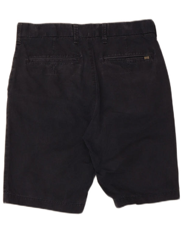Pantaloni scurți chino pentru bărbați Marks & Spencer W30, mediu, bleumarin, bumbac
