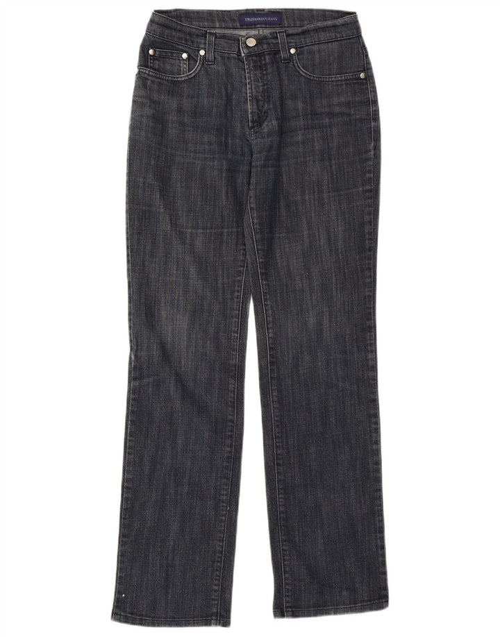 Trussardi Womens Straight Jeans  W27 L30 Navy Blue