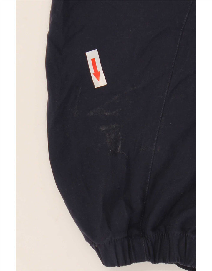 Adidas Mens Clima Proof Zip Neck Pullover Treino Top Grande Azul Marinho