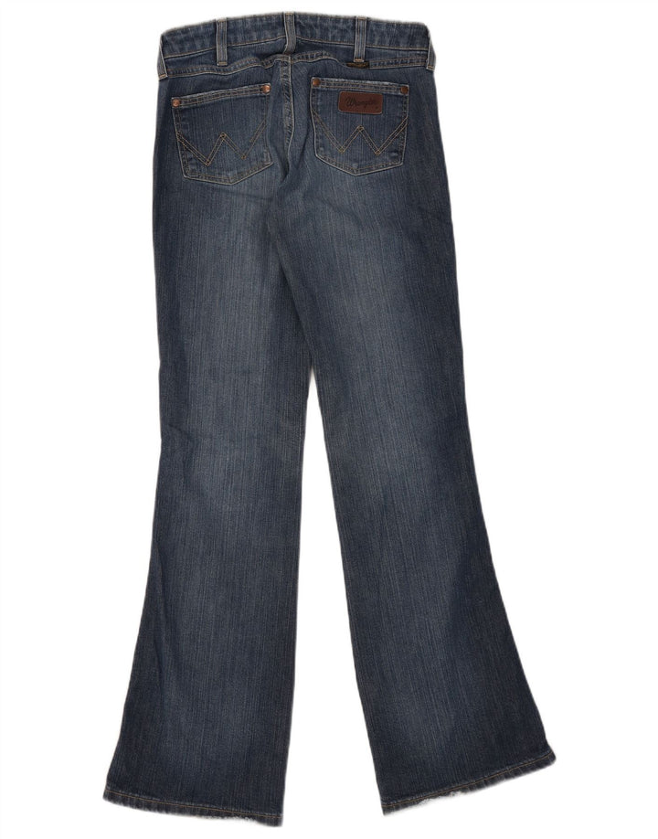 Wrangler Womens Eve Bootcut Jeans W28 L32 Blue Cotton