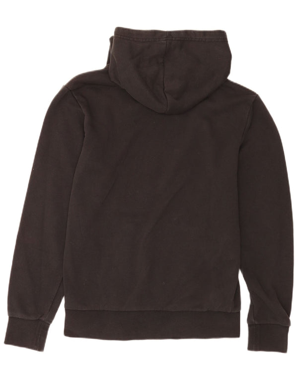 Adidas Mens Graphic Hoodie Jumper Small Black Cotton