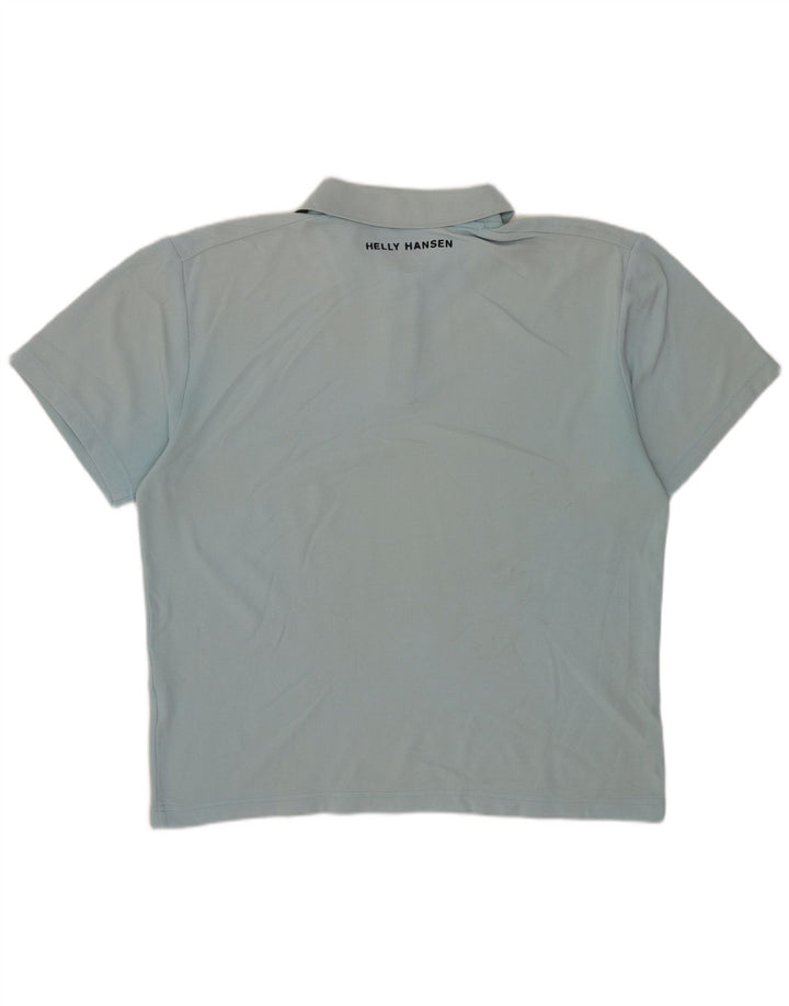 Helly Hansen Mens Polo Shirt Large Blue