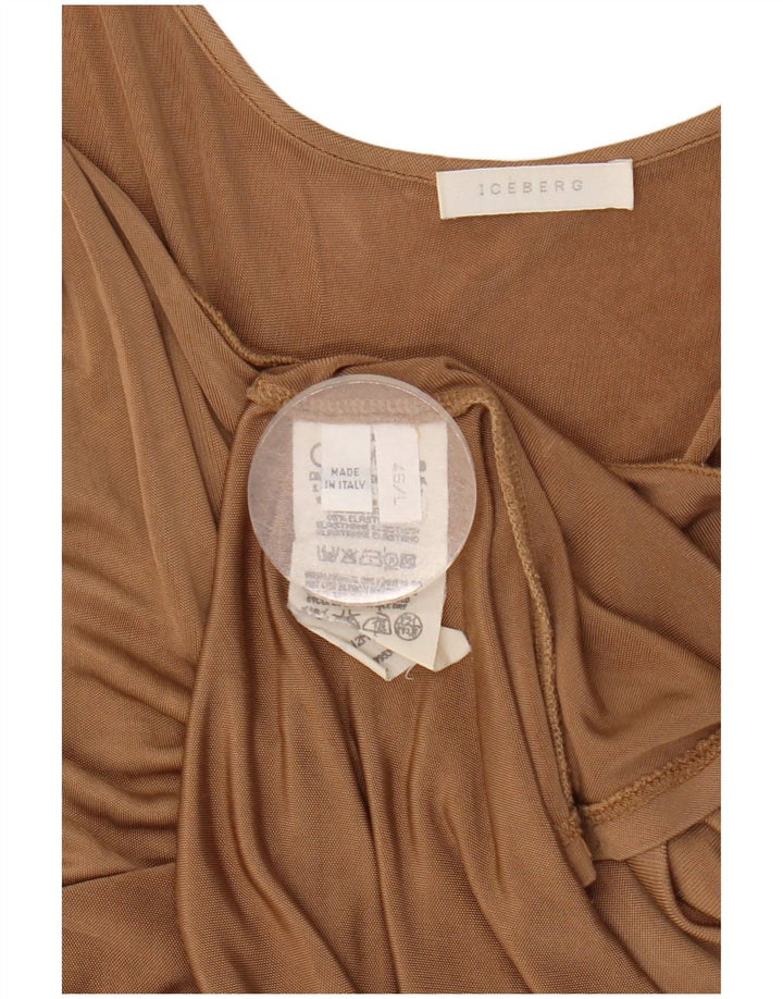 Iceberg Damevest Top IT 46 Stor Brun Viscose