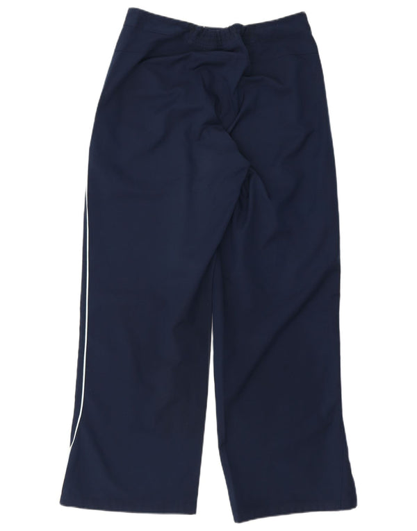 Adidas Kvinder Casual Bukser med brede ben UK 12 Medium W28 L27 Marineblå