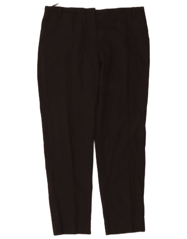 Prada Womens High Waist Slim Suit Trousers IT 46 Large W34 L28 Brown