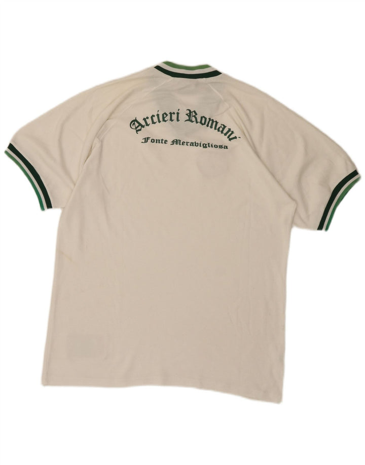 Champion Herren-T-Shirt mit grafischer Grafik, mittelweiße Baumwolle