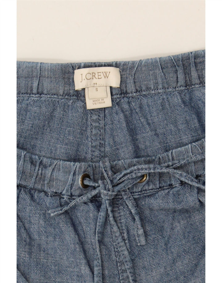 J. CREW Womens Hot Pants UK 10 Small Blue Cotton Vintage J. Crew and Second-Hand J. Crew from Messina Hembry 