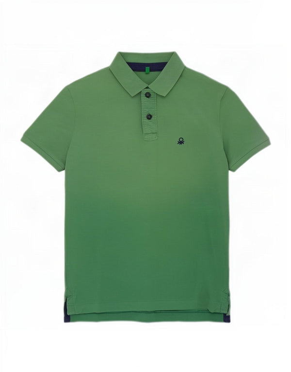 Polo Benetton Uomo Large Verde
