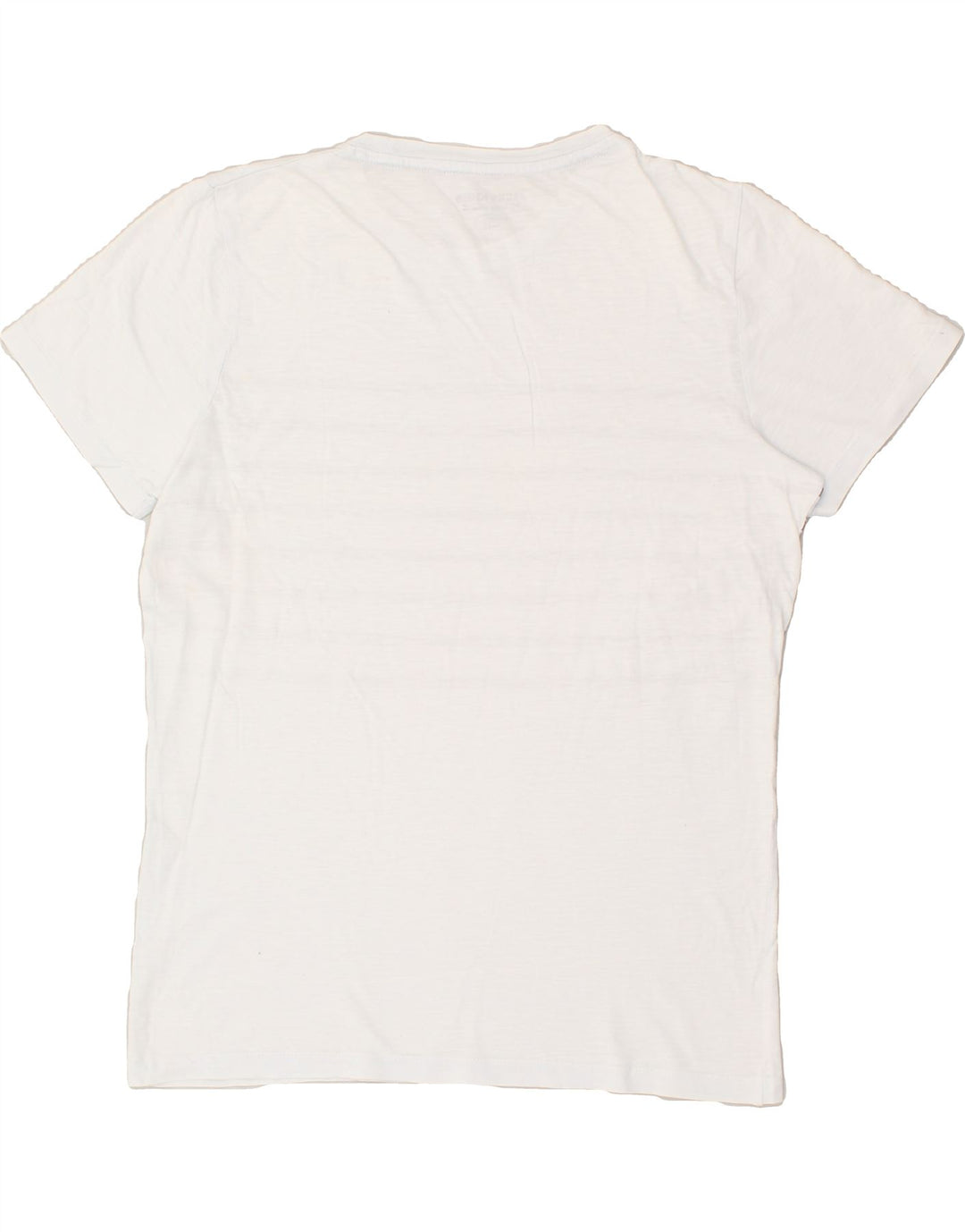 JACK & JONES Mens T-Shirt Top Medium White Striped Hawaiian | Vintage Jack & Jones | Thrift | Second-Hand Jack & Jones | Used Clothing | Messina Hembry 