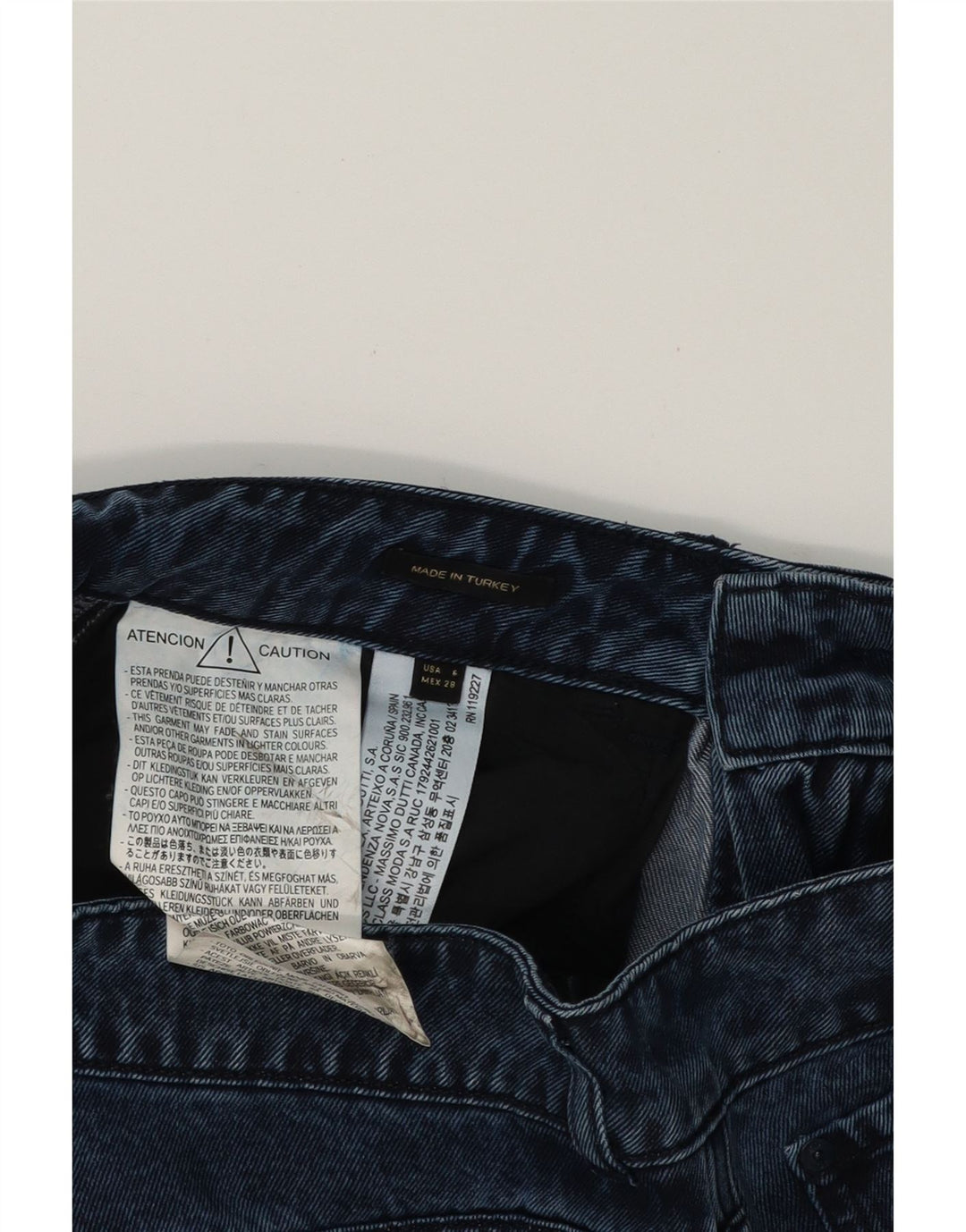 MASSIMO DUTTI Womens Straight Jeans EU 38 Small W28 L30 Blue Lyocell Vintage Massimo Dutti and Second-Hand Massimo Dutti from Messina Hembry 