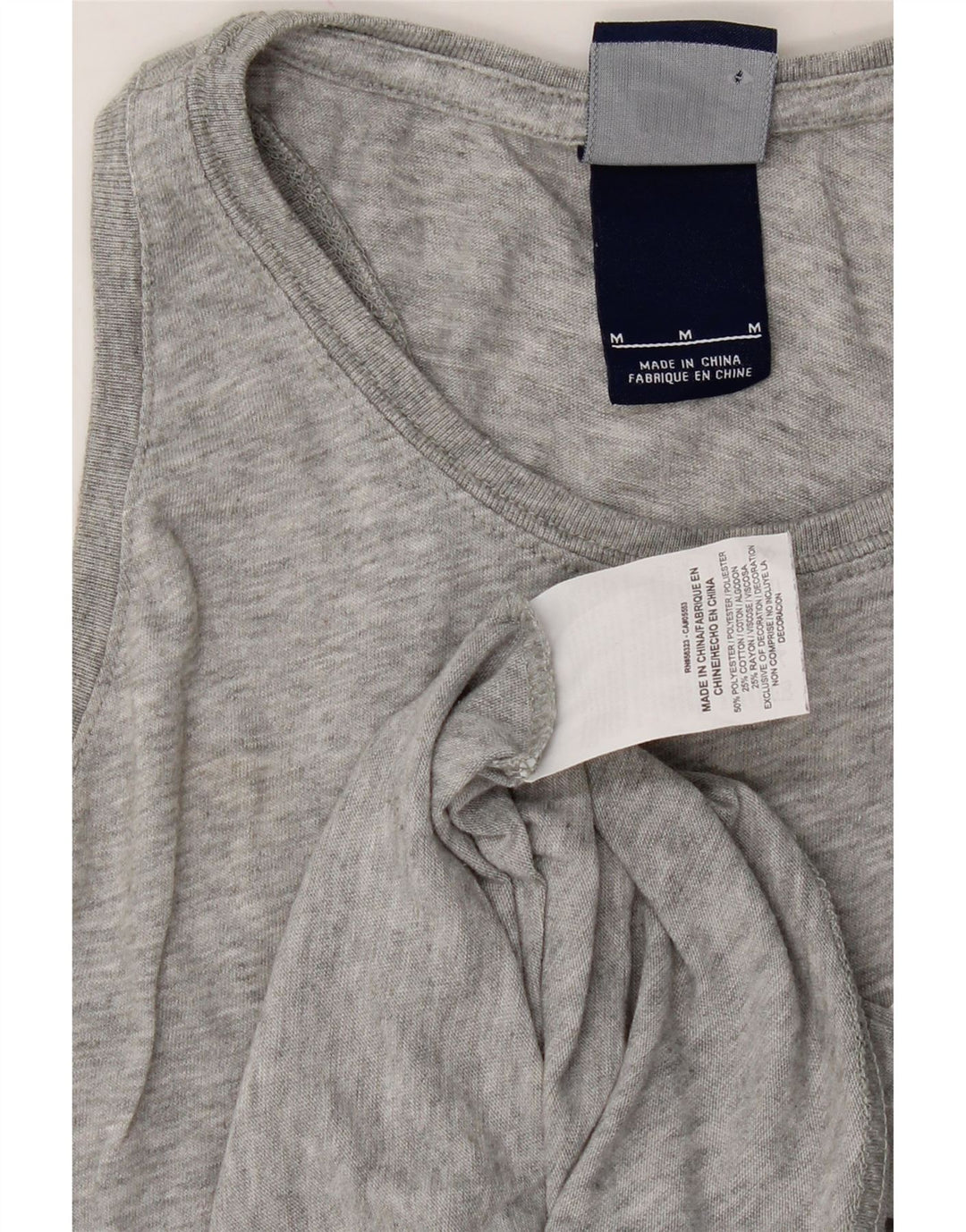 NIKE Womens Graphic Vest Top UK 14 Medium Grey Polyester Vintage Nike and Second-Hand Nike from Messina Hembry 