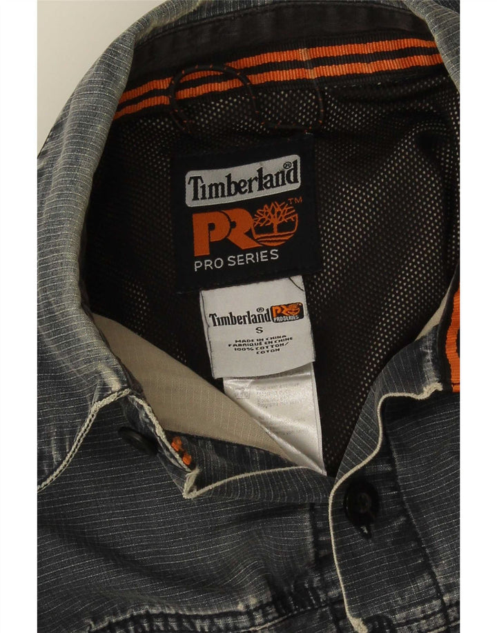 Timberland Mens Workwear Shirt Small Navy Blue Cotton