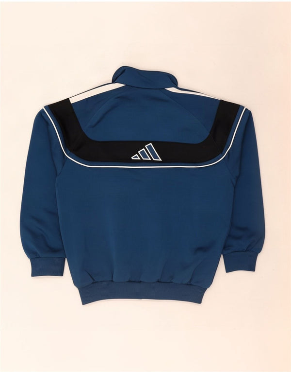 Adidas Boys Graphic Tracksuit felső kabát 9-10 éves sötétkék színben