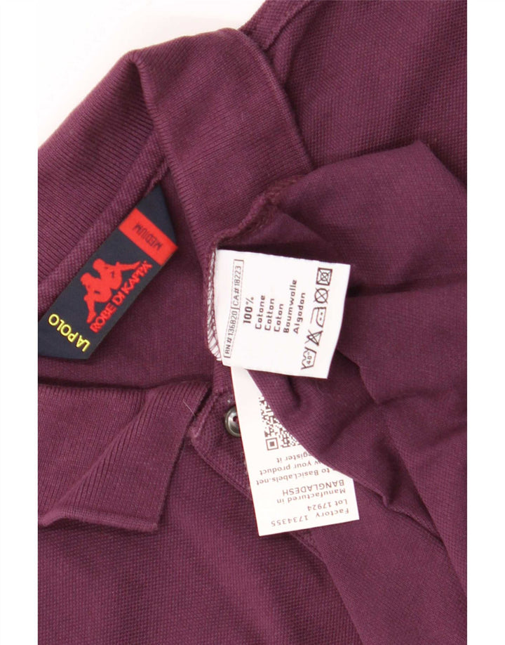 Kappa Polo Homme Marron Moyen Coton