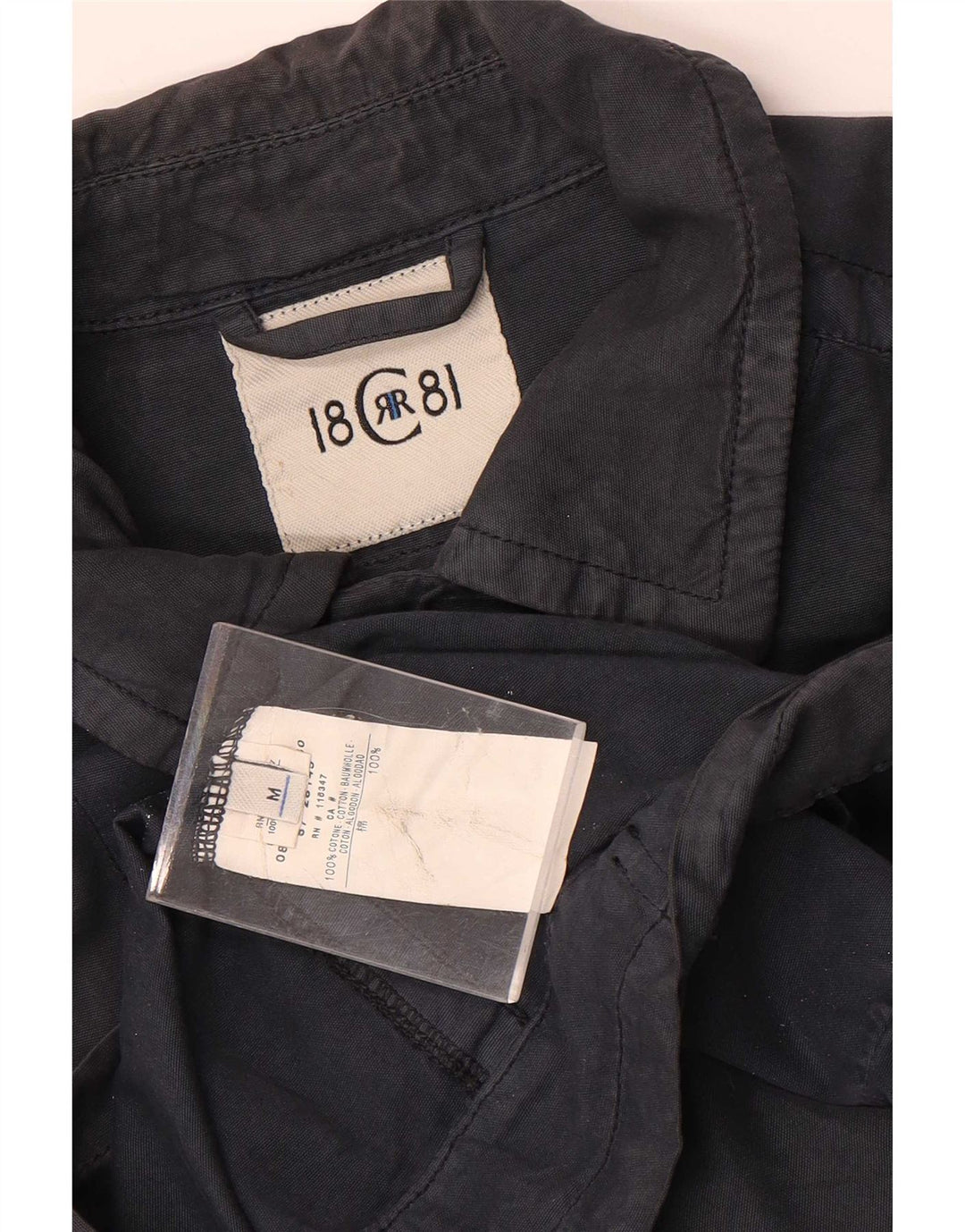 Cerruti 1881 Mens Bomber Jacket UK 38 Medium Grey Cotton