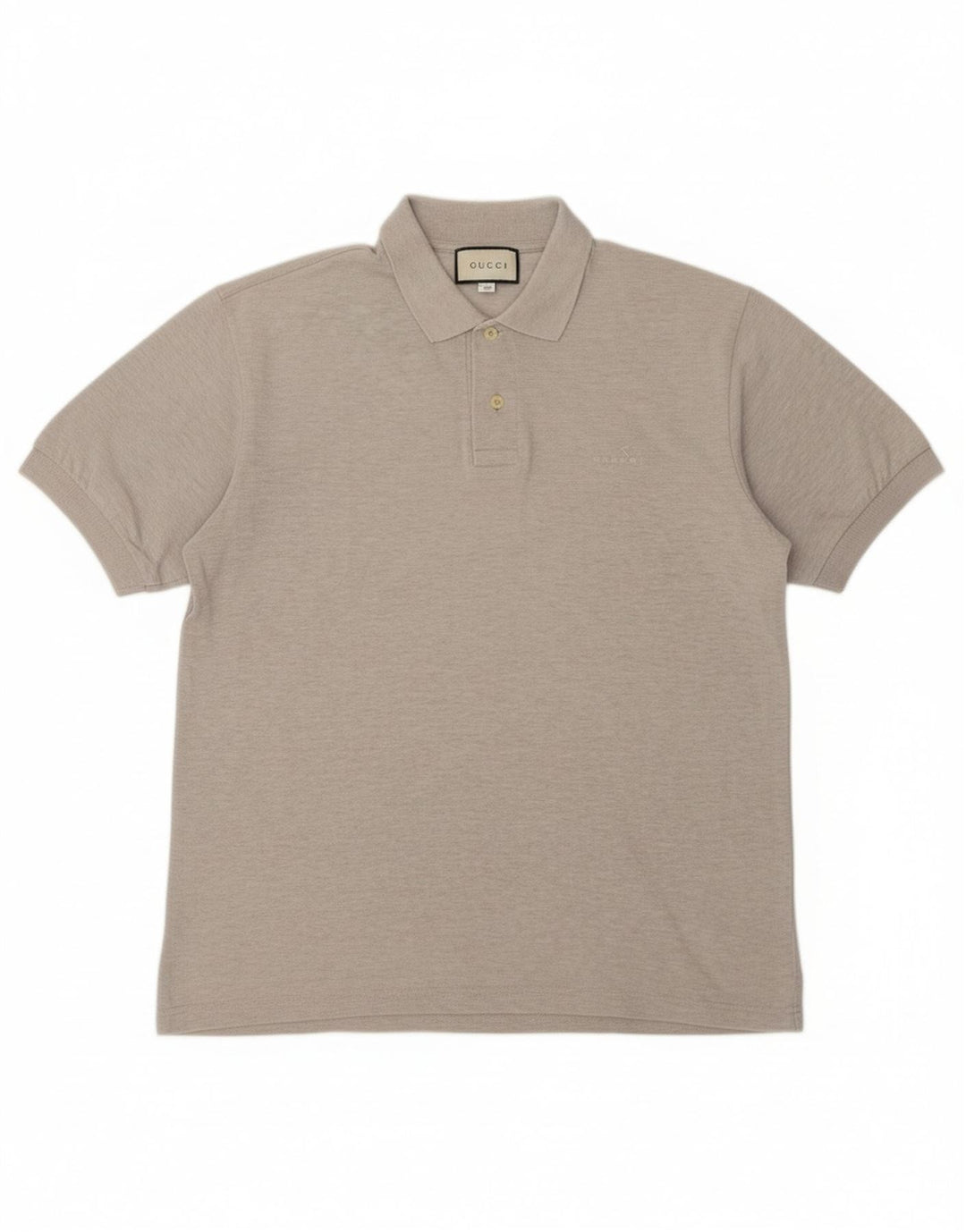 DIADORA Mens Polo Shirt Medium Grey Cotton