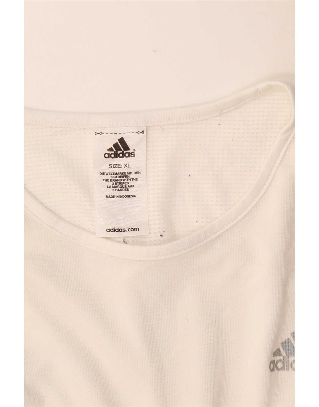 Adidas Mens Colete Top XL Branco Poliéster