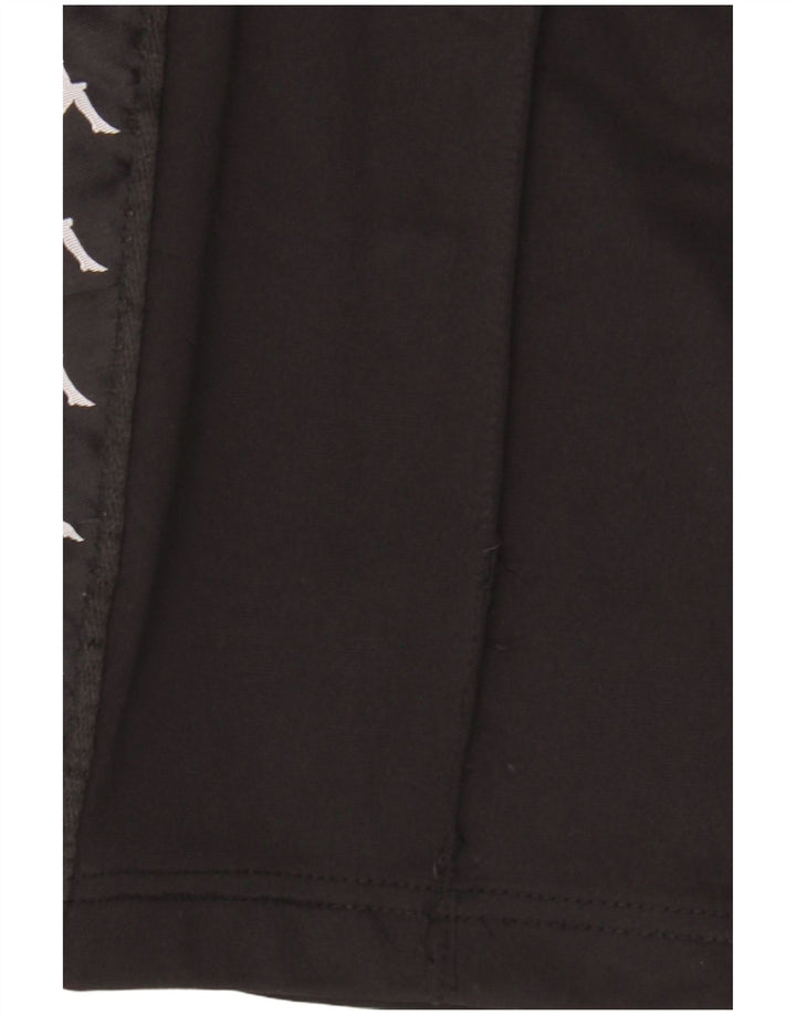 Kappa Mens Graphic Tracksuit Trousers Medium  Black Polyester