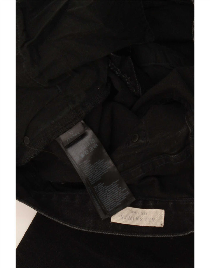 All Saints Mens Slim Jeans W32 L32 Black Cotton