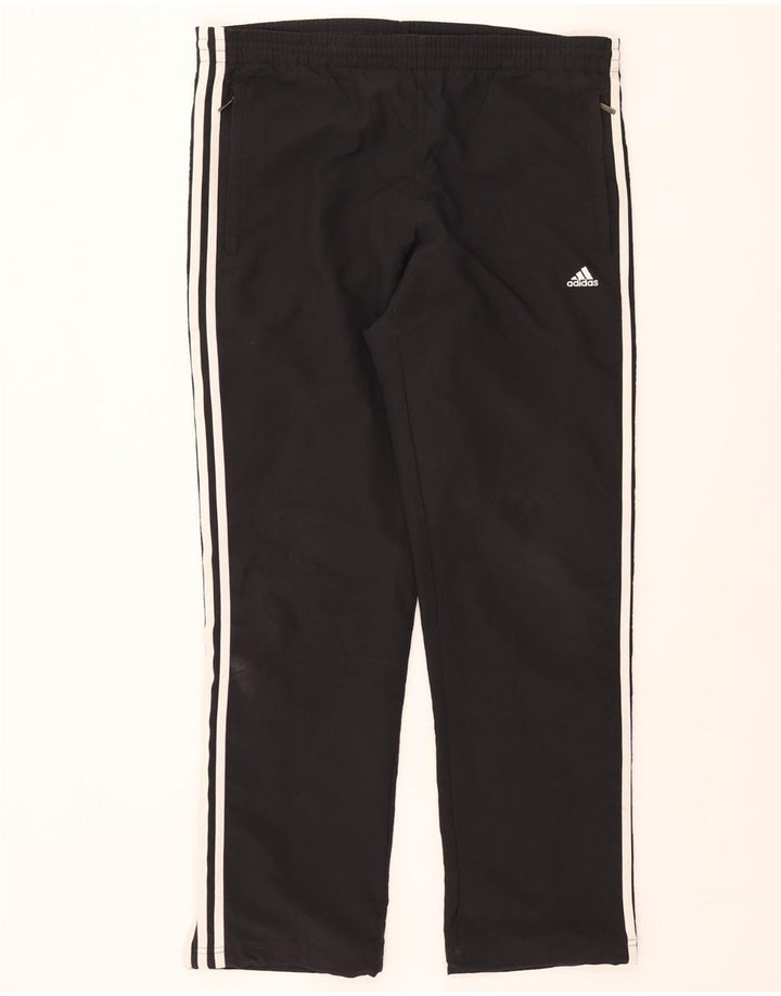 ADIDAS Mens Tracksuit Trousers UK 38/40 Medium  Black Polyester Vintage Adidas and Second-Hand Adidas from Messina Hembry 