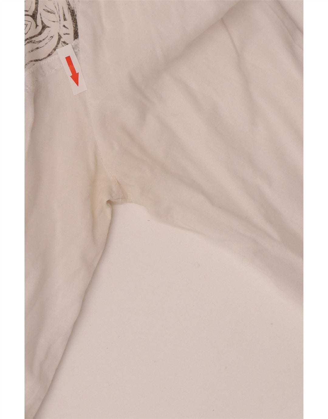 Borgofiori Womens 3/4 Sleeve Shirt Blouse IT 48 XL White Patchwork