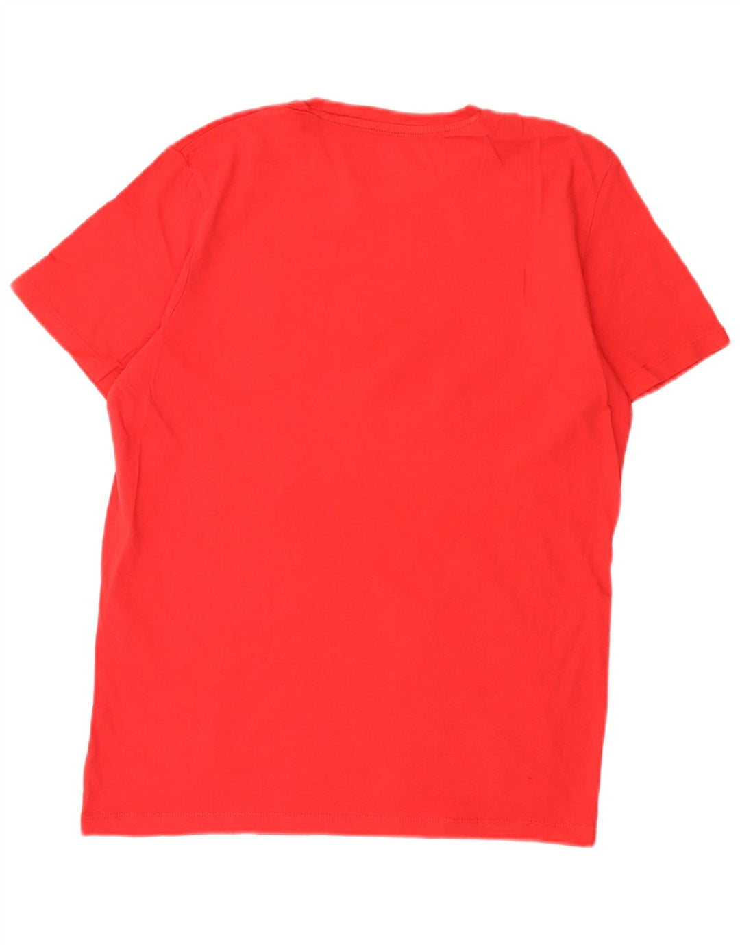 Jack & Jones Herren Grafik-T-Shirt-Oberteil aus mittelroter Baumwolle