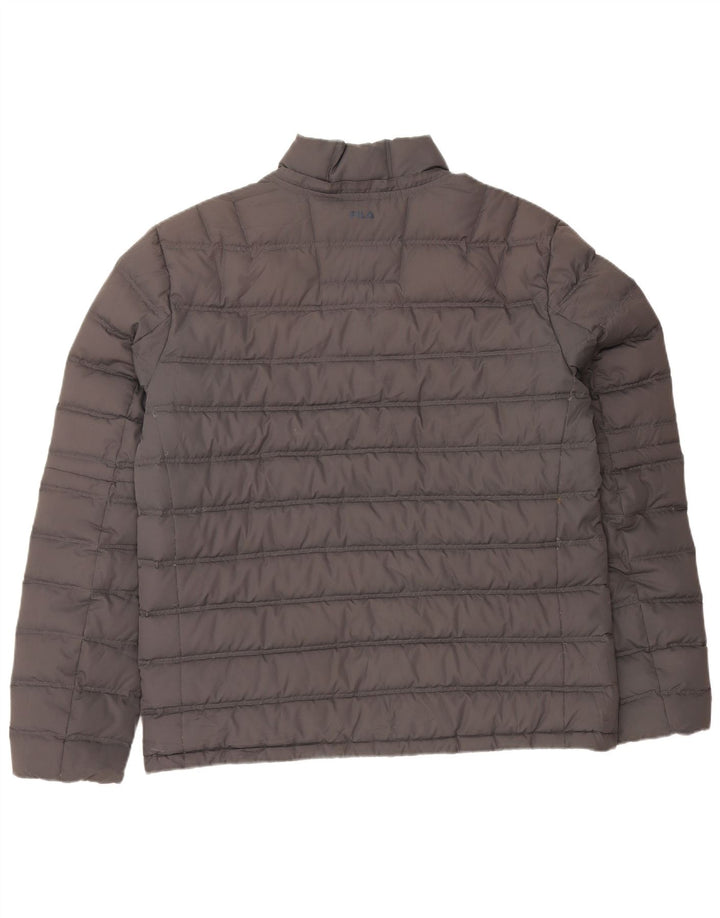 Fila Mens Padded Jacket UK 42 XL Grey Polyester