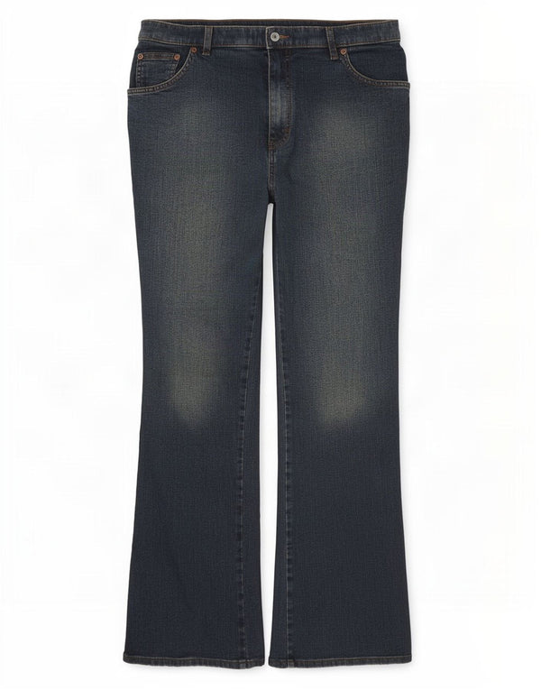 Marks & Spencer Dame Bootcut Jeans UK 16 Large W34 L31 Blue Cotton