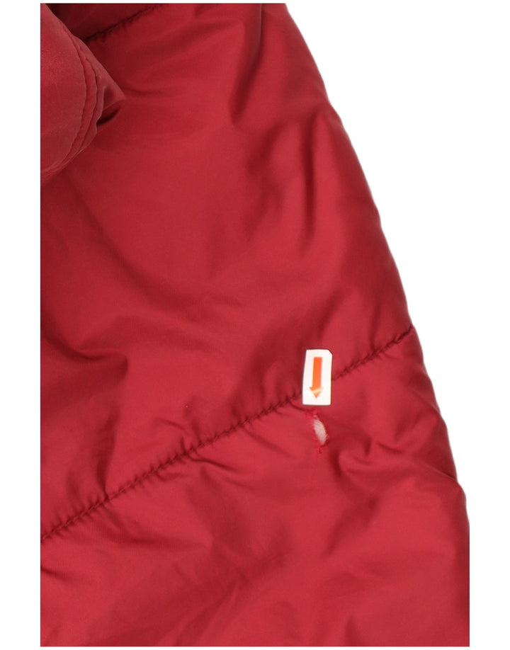 Vintage polstret herrejakke UK 42 XL Rød