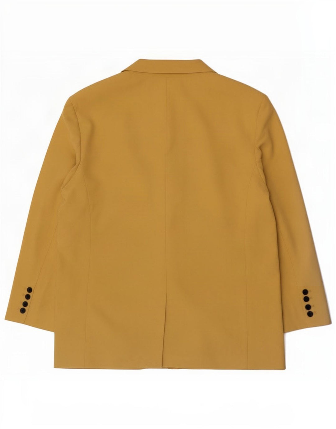 Zara Chaqueta Blazer De 2 Botones Para Mujer Reino Unido 46 Grande Lyocell Amarillo