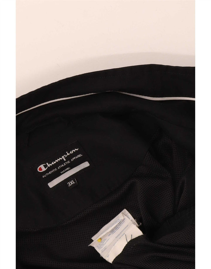 Champion Veste de survêtement pour homme 3XL Noir Polyester