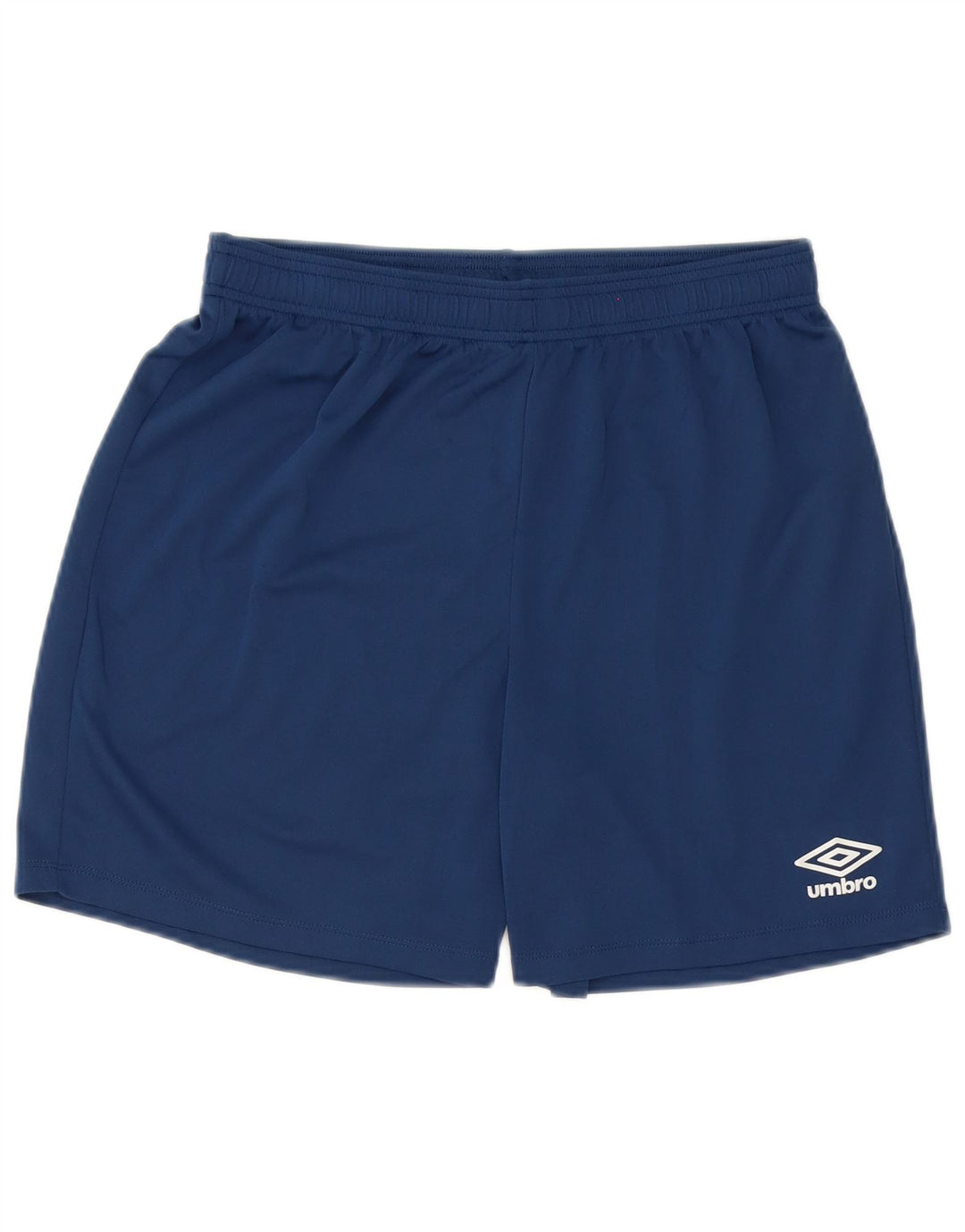 Umbro Womens Sports Shorts UK 12 Medium Navy Blue Polyester