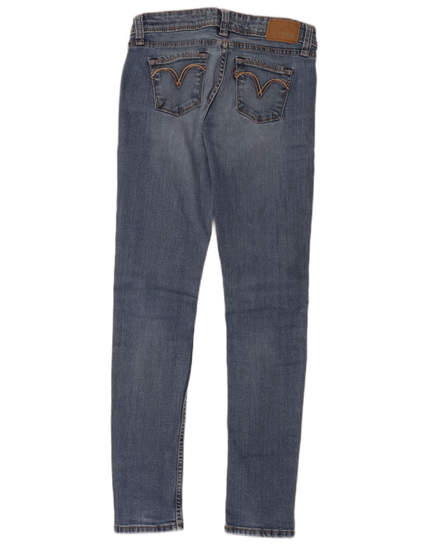 Levi's ženske uske traperice s blagim oblinama niskog struka W26 L32 plavi pamuk