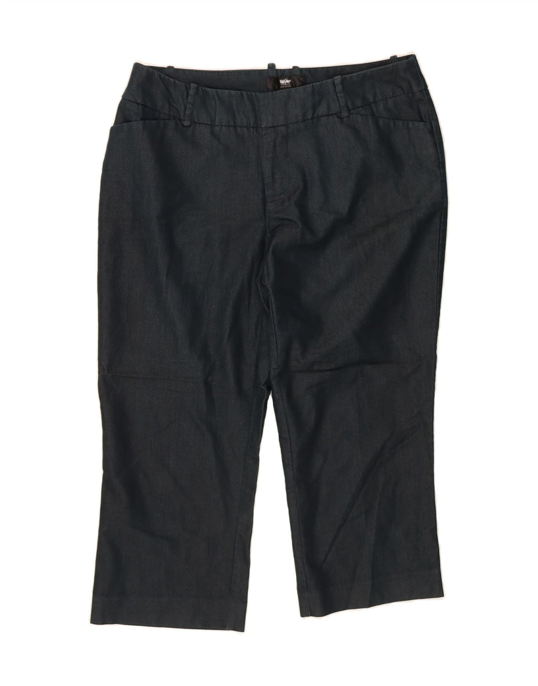 MOSSIMO Womens Straight Capri Trousers US 12 Large W32 L22 Black Vintage Mossimo and Second-Hand Mossimo from Messina Hembry 