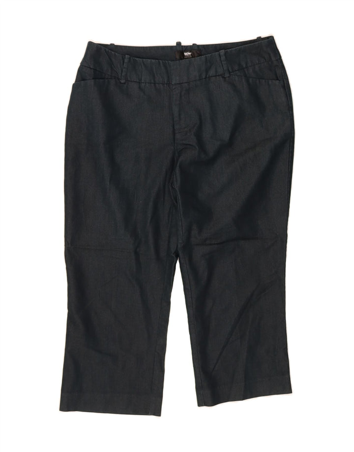 MOSSIMO Womens Straight Capri Trousers US 12 Large W32 L22 Black Vintage Mossimo and Second-Hand Mossimo from Messina Hembry 