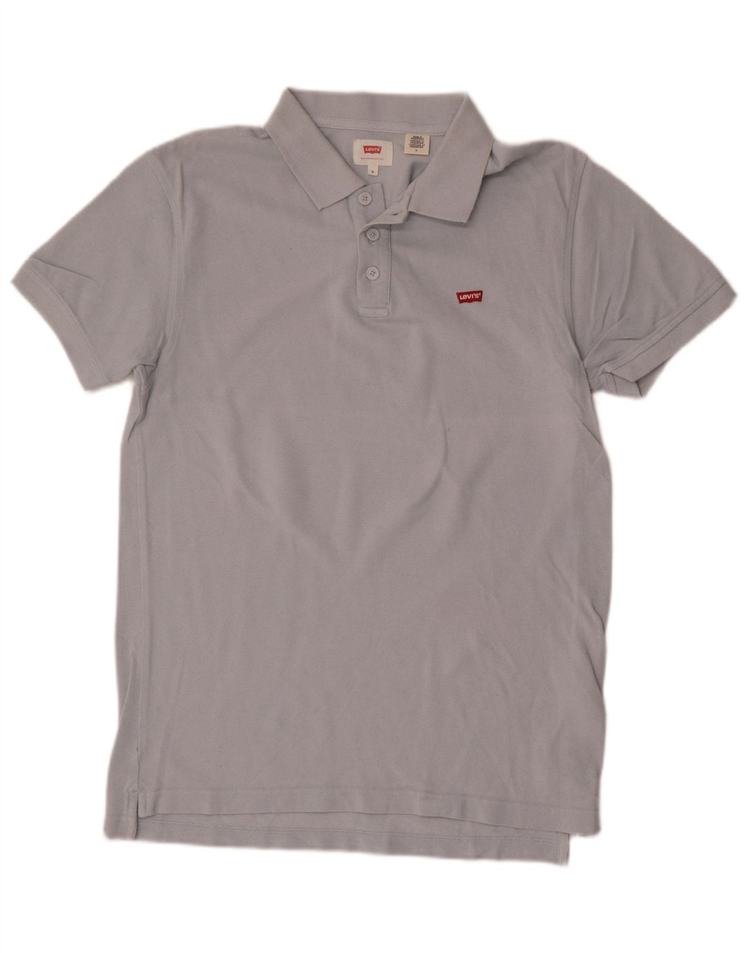 Levi's Herren-Poloshirt aus mittelblauer Baumwolle