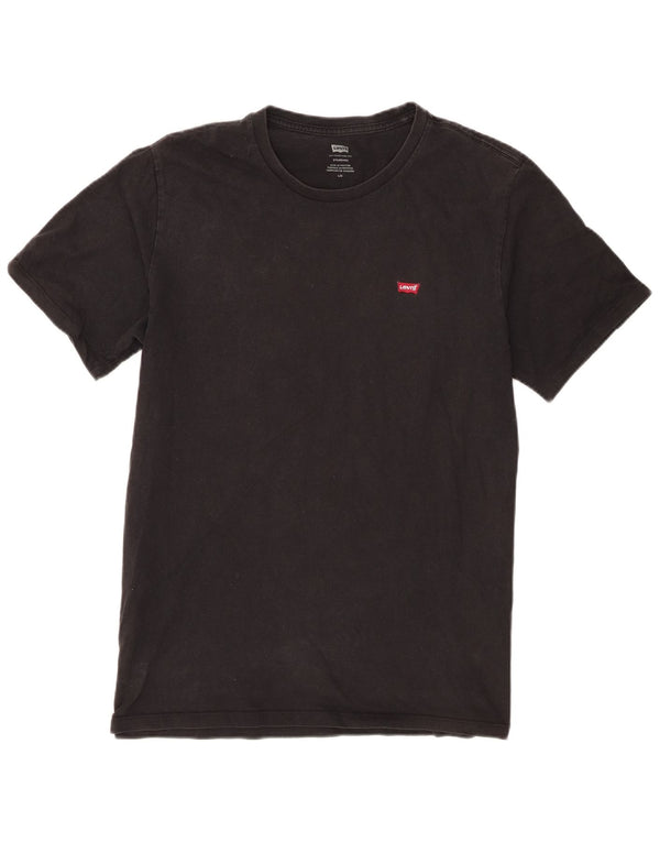 T-shirt standard da uomo Levi's Top grande in cotone nero