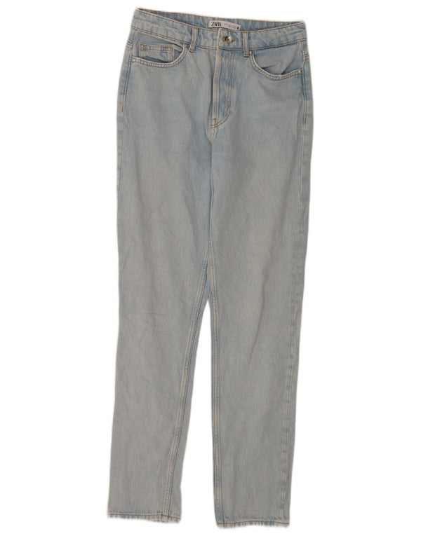 Zara Womens High Waist Slim Jeans EU 38 Small W28 L30 Blue