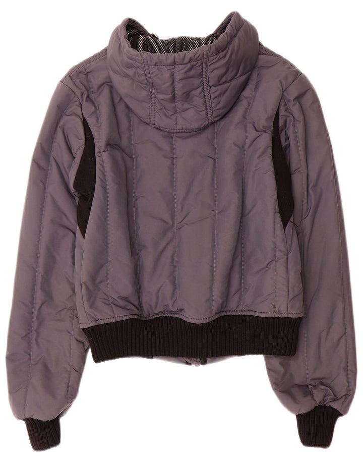 Giacca antipioggia da donna con cappuccio Refrigiwear IT 44 Nylon color block grigio medio