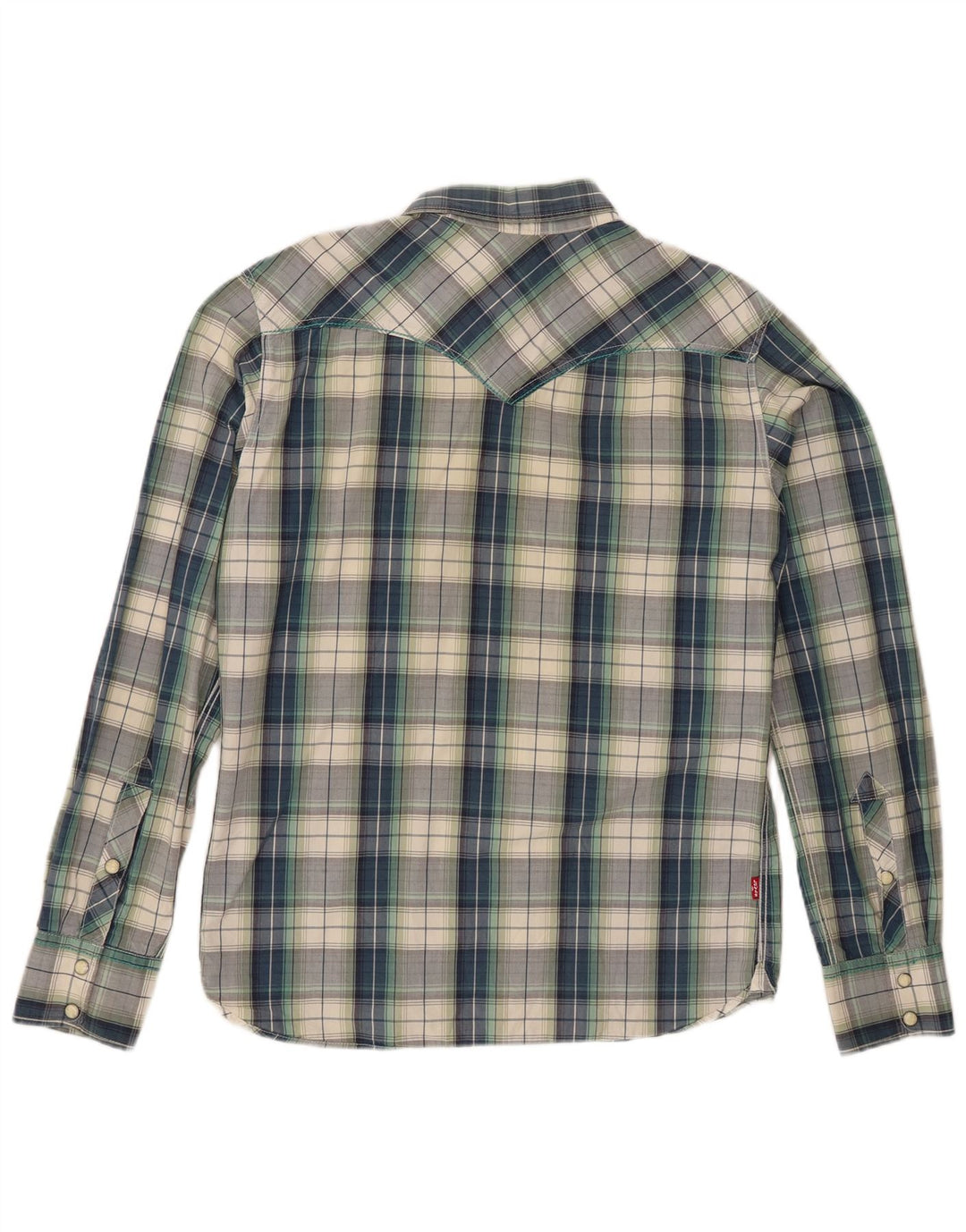 Camicia Levi's da uomo in cotone a quadri grandi blu