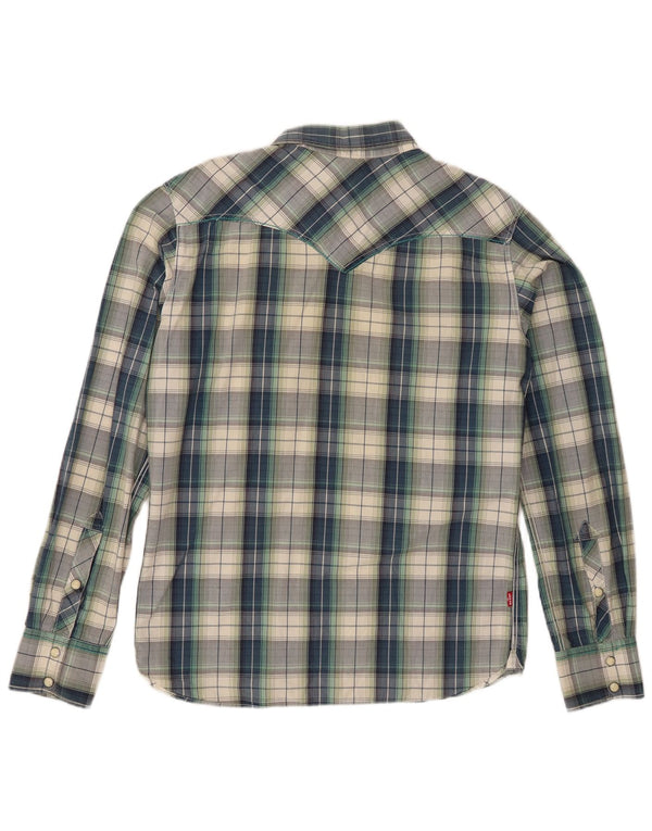 Ανδρικό πουκάμισο Levi's Large Blue Check Cotton