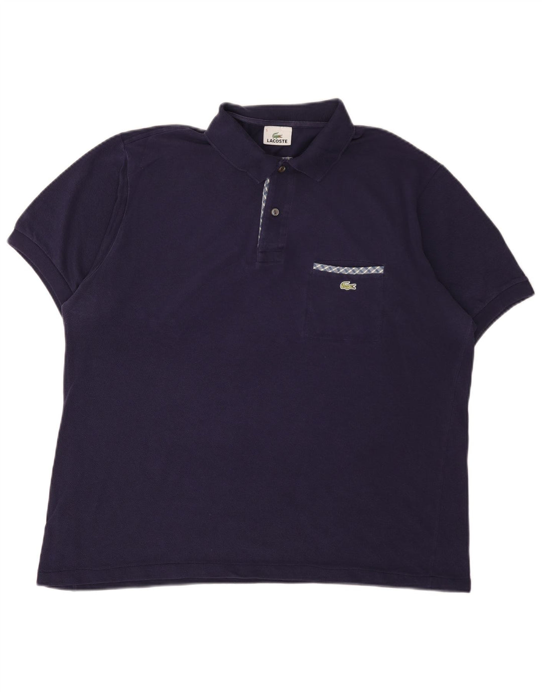 Lacoste Mens Polo Shirt Size 5 Large Navy Blue
