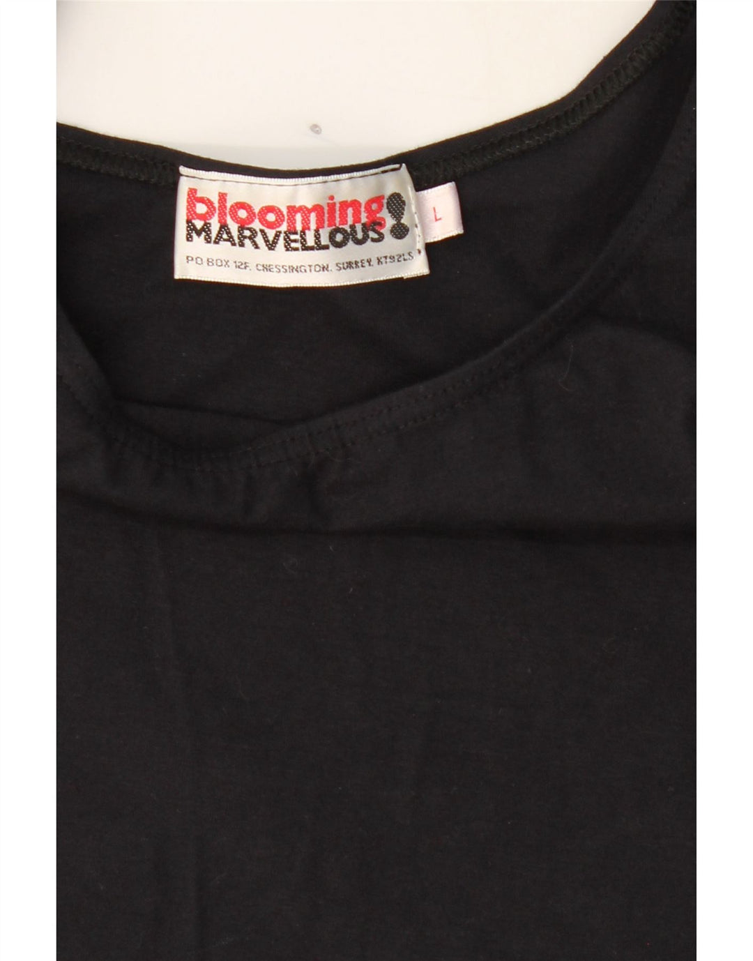 VINTAGE Womens Bodysuit UK 14 Large Black Cotton Vintage Vintage and Second-Hand Vintage from Messina Hembry 